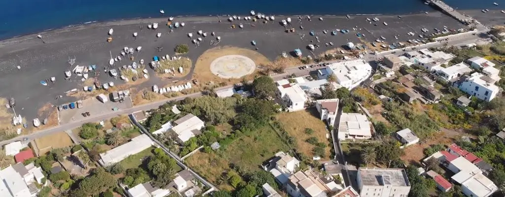 an iconic view of Ginostra (Stromboli)