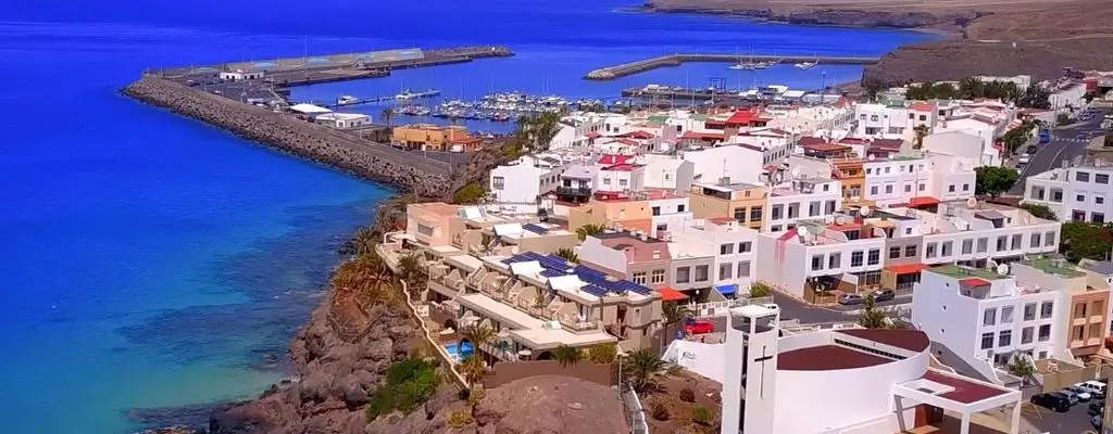 een iconisch uitzicht op van Morro Jable (Fuerteventura)