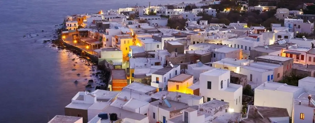 an iconic view of Nisyros