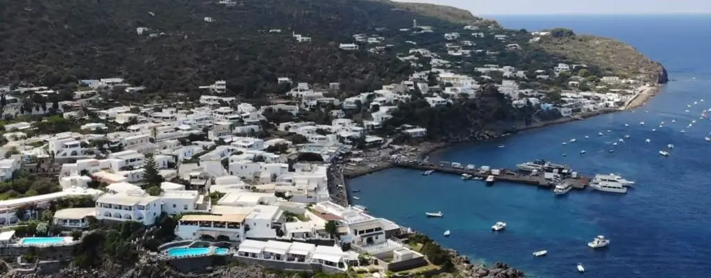 een iconisch uitzicht op van Panarea