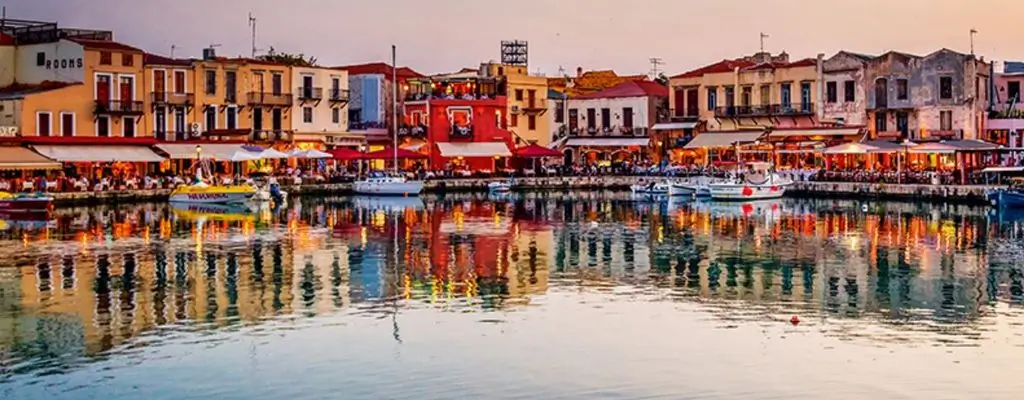 an iconic view of Rethymno (Crete)