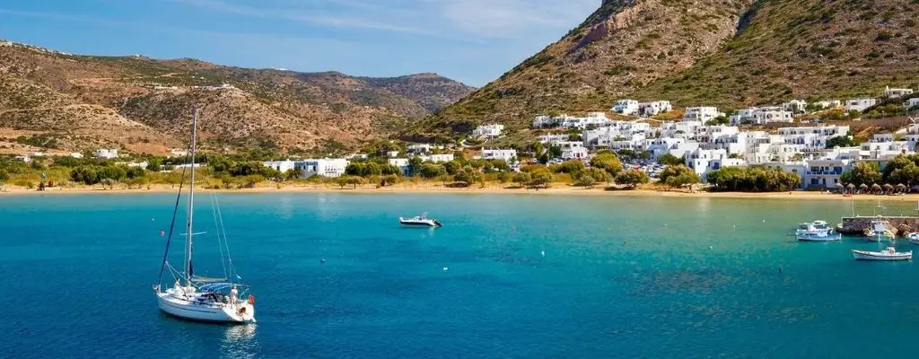 una vista icónica de sifnos