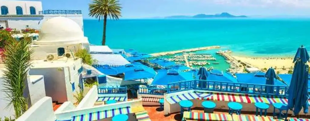 una vista iconica di Tunisi
