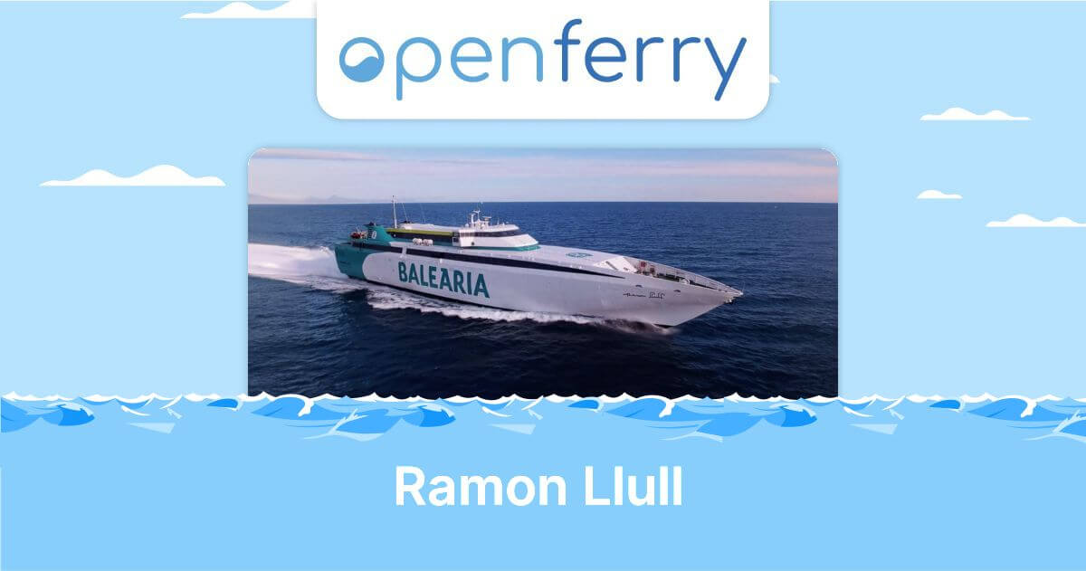 Ramon Llull Live Tracking, Information & Tickets | Balearia | Openferry